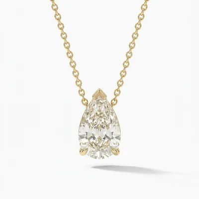 תליון יהלומים טיפה